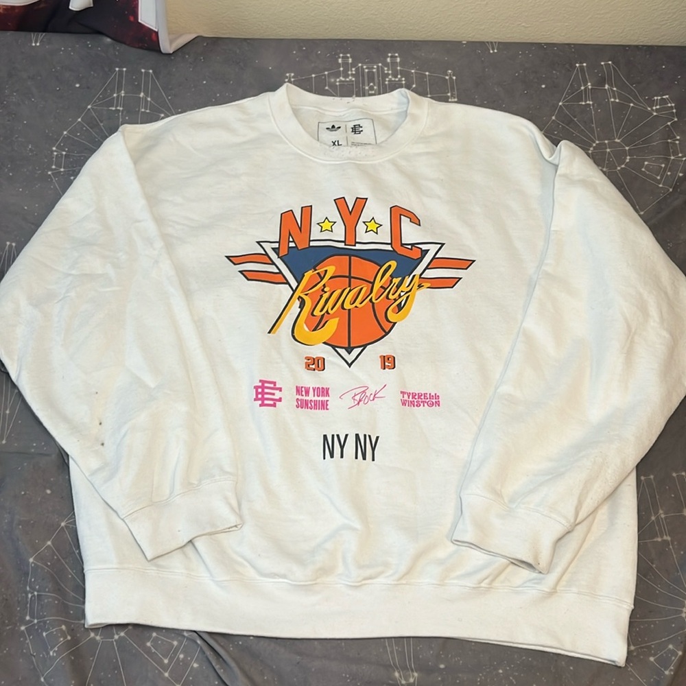 Adidas and eric emanuel NYC River city sweatshirt